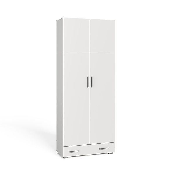 Vicco Aktenschrank Frank, Weiß, 80 x günstig online kaufen