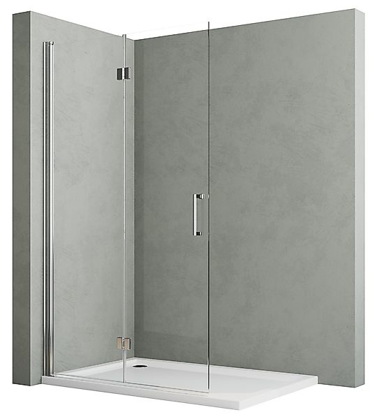 Hopibath Duschwand faltbar Walk In Dusche günstig online kaufen