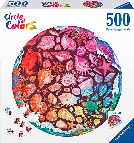 Ravensburger Puzzle Seashells, 500 Puzzleteile, Made günstig online kaufen