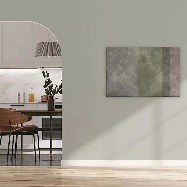 Bricoflor Beton Bilder Grau Beige Leinwandbild Im Industrial Style Mit Stre günstig online kaufen