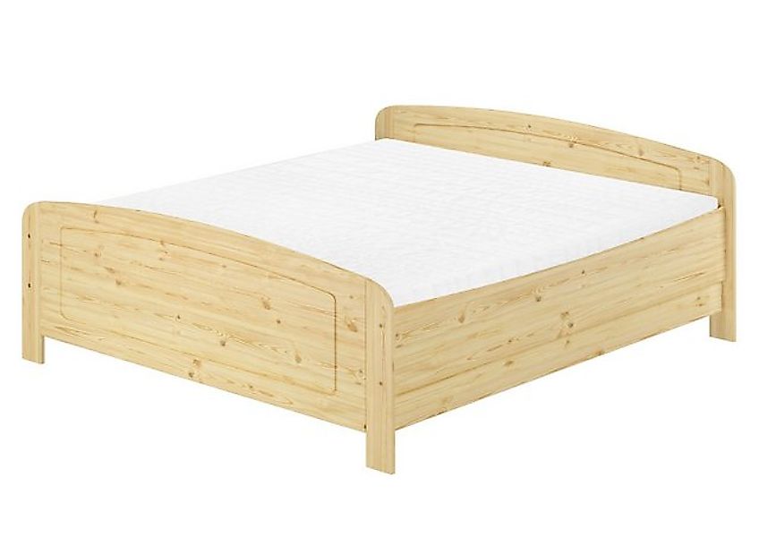 ERST-HOLZ Einzelbett Seniorenbett extra lang hoher Sitz massiv Kiefer 180x2 günstig online kaufen