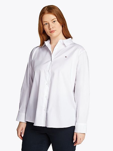 Tommy Hilfiger Curve Hemdbluse CRV ESS POPLIN REGULAR SHIRT in Großen Größe günstig online kaufen