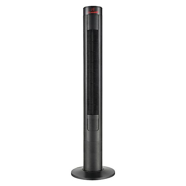 HOMCOM Turmventilator mit Fernbedienung schwarz Kunststoff H/D: ca. 117x32 günstig online kaufen