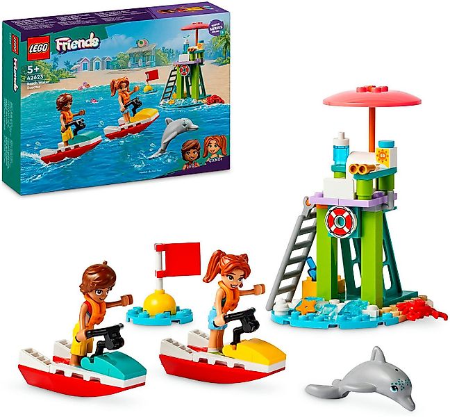 LEGO® Rettungsschwimmer Aussichtsturm mit Jetskis (42623), LEGO Friends Kon günstig online kaufen