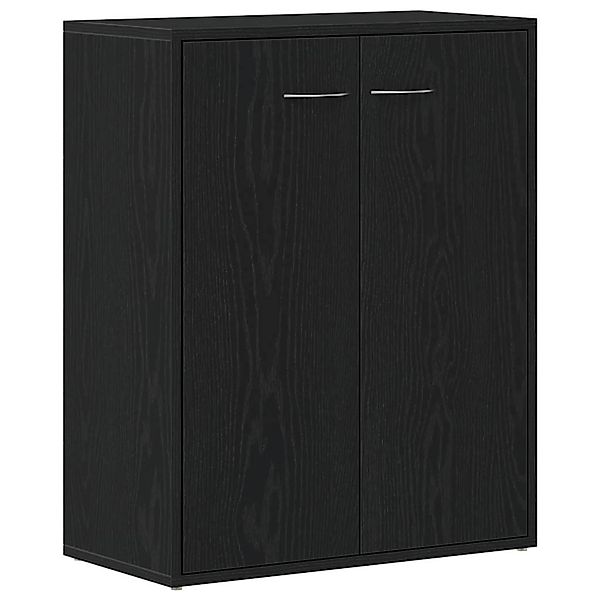 vidaXL Sideboard Schwarze Eiche 60x30x75 cm Holzwerkstoff 862449 günstig online kaufen