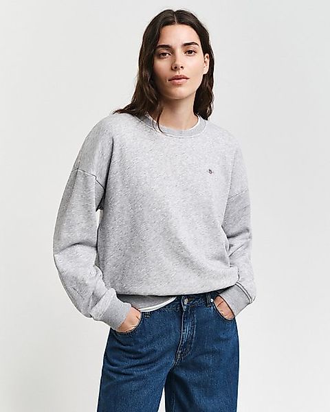 Gant Sweatshirt SHIELD C-NECK SWEAT Grafische GANT-Stickerei auf der Brust günstig online kaufen