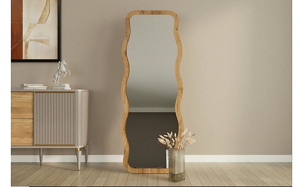 ibonto Standspiegel Design Ganzkörperspiegel Wellenform,freistehend oder günstig online kaufen
