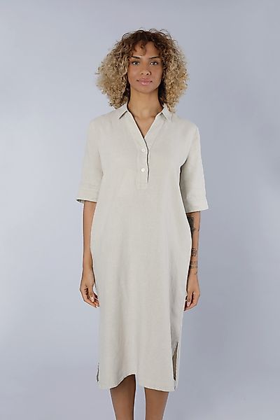 NADINE H Sommerkleid Leinenkleid BEIGE günstig online kaufen