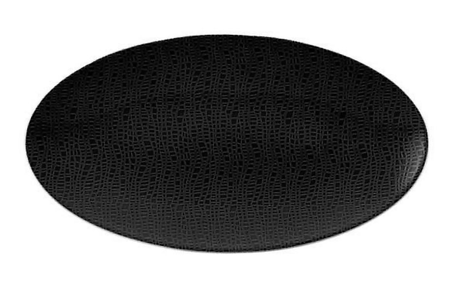 Seltmann Weiden Life Fashion - Glamorous Black Servierplatte oval 33x18 cm günstig online kaufen
