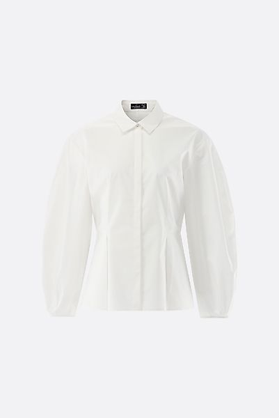 Hemdbluse mit Falten Details günstig online kaufen