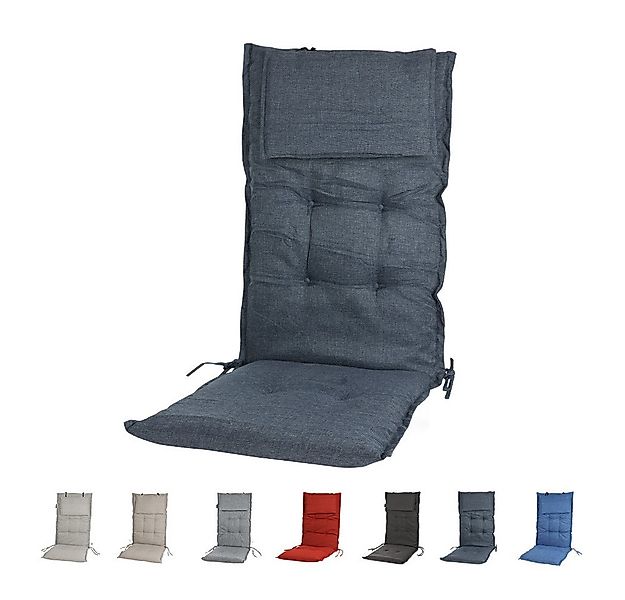 SLaaviinoo Hochlehnerauflage Gartenstuhlauflagen Hochlehner (120x50x6cm) Si günstig online kaufen