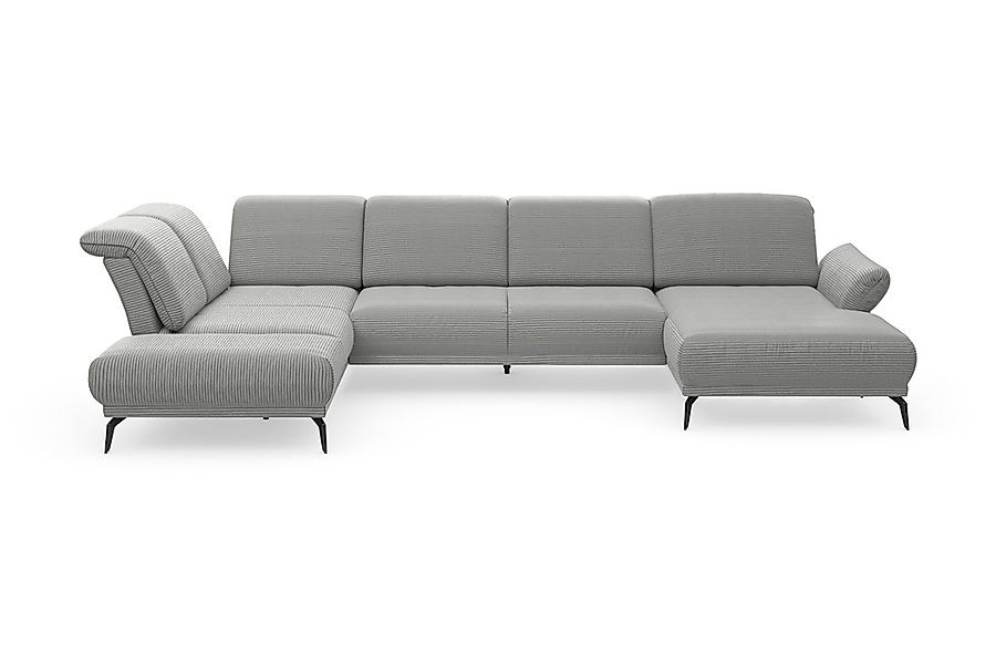 sit&more Wohnlandschaft »Coco U-Form« Sitztiefen-, Arm- und Kopfteilverstel günstig online kaufen