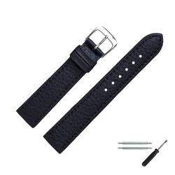 MARBURGER Uhrenarmband 20mm Kunststoff Vegan Schwarz günstig online kaufen