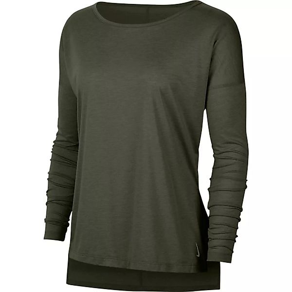 Nike Dri-fiyoga Training Langarm-t-shirt S Cargo Khaki / Htr / Medium Olive günstig online kaufen
