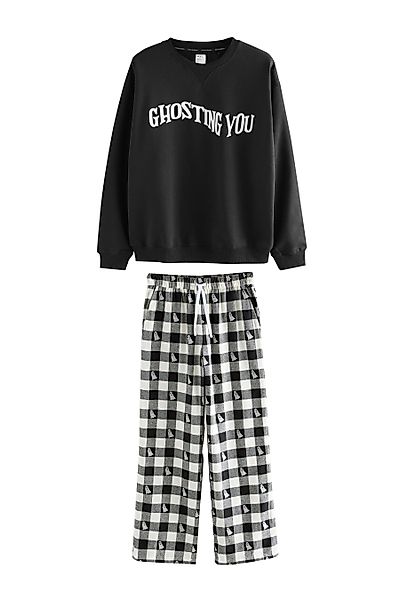 Next Pyjama Schlafanzug aus Flanell mit günstig online kaufen