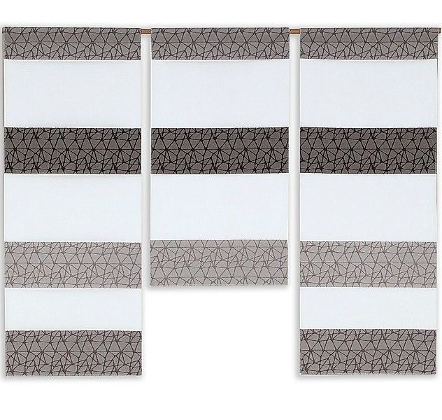 Clever-Kauf-24 Scheibengardine Mini Flächenvorhang Set 2280 günstig online kaufen