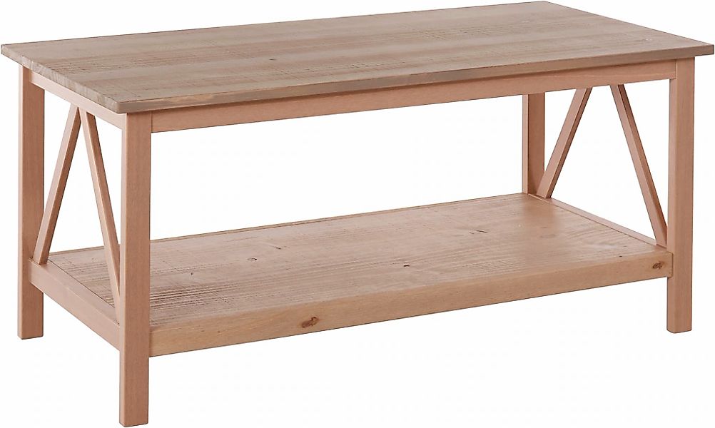 Timbers Couchtisch "Fonville" 1 Stk. tlg. Couchtisch aus schönem massivem K günstig online kaufen