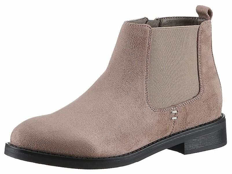 Aniston SHOES Chelseaboots, Stiefelette, Blockabsatz, mit breitem Stretch - günstig online kaufen