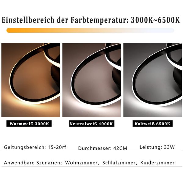 Nettlife LED Deckenleuchte Flurlampe Modern Küchenlampe günstig online kaufen