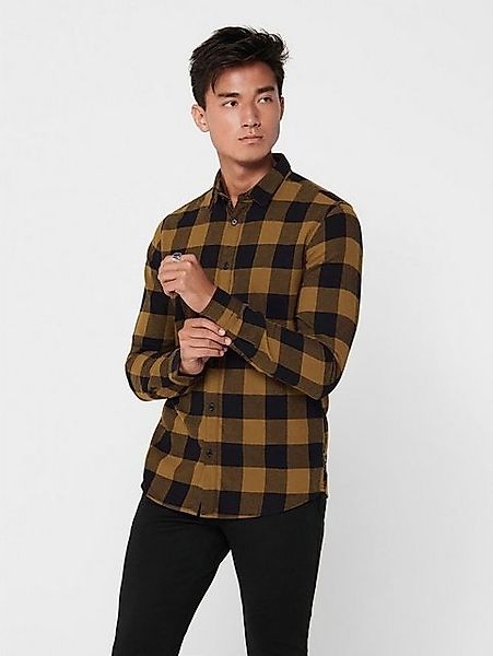 ONLY & SONS Langarmhemd (1-tlg) ONSGUDMUND LS CHECKED SHIRT NOOS günstig online kaufen