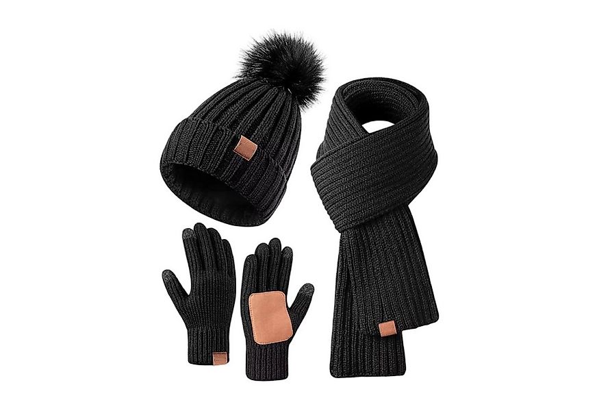 XDeer Halswärmer 3-teiliges Set Damen Winterschal Handschuh,Hals für Wärme, günstig online kaufen