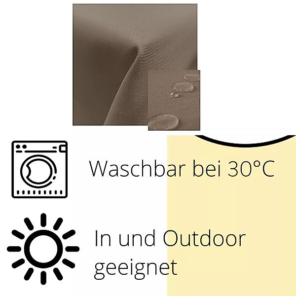 Brilliant Gartentischdecke / Sonnenschutz / Versch. Farben & Größen, Schmut günstig online kaufen