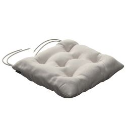 Stuhlkissen Thomas mit Bindeschnur, hellgrau, 38 x 38 x 8 cm, Loneta (133-6 günstig online kaufen
