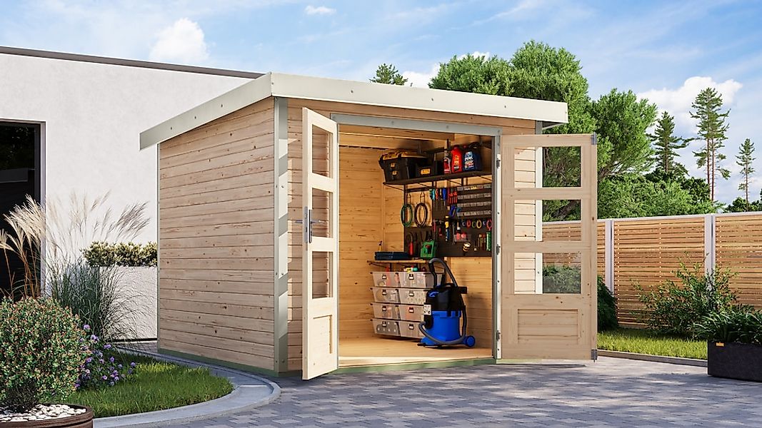 Karibu Gartenhaus "Jupiter 3,5 A", in verschiedenen Farben günstig online kaufen