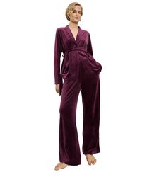 Triumph Homewearhose "Sensual Velour Wide Leg Trousers" elegante lässige Pa günstig online kaufen