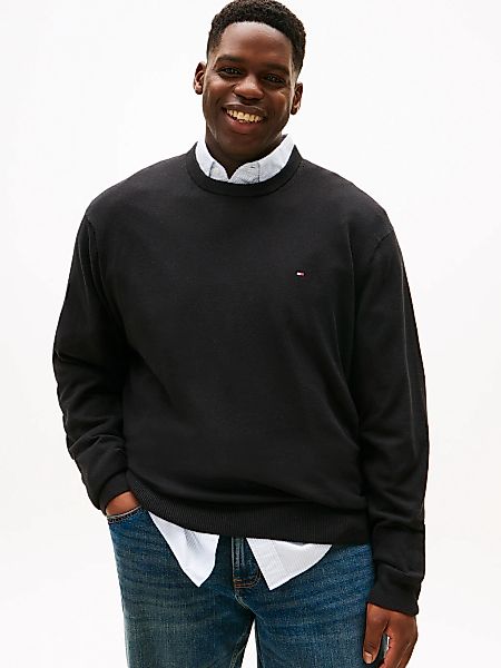 Tommy Hilfiger Big & Tall Rundhalspullover "BT-PIMA ORG CTN CASHMERE CN-B" günstig online kaufen