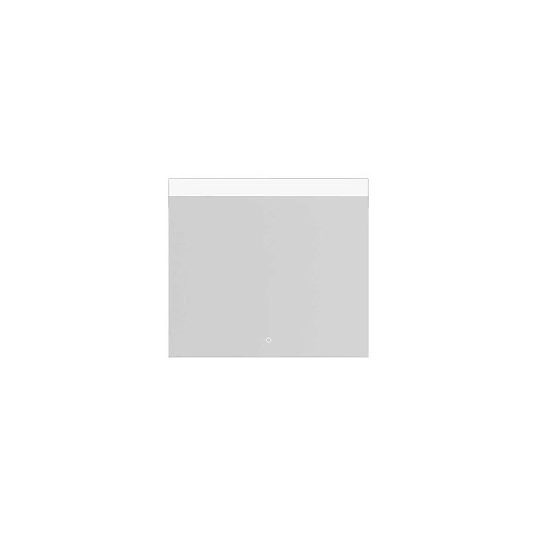 Badezimmer Spiegel mit LED Beleuchtung PALERMO-136-GREY, B/H/T ca. 80/72/2, günstig online kaufen