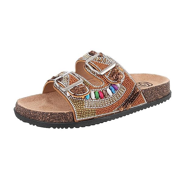 Ital-Design Damen Mules Freizeit Pantolette (86706521) günstig online kaufen