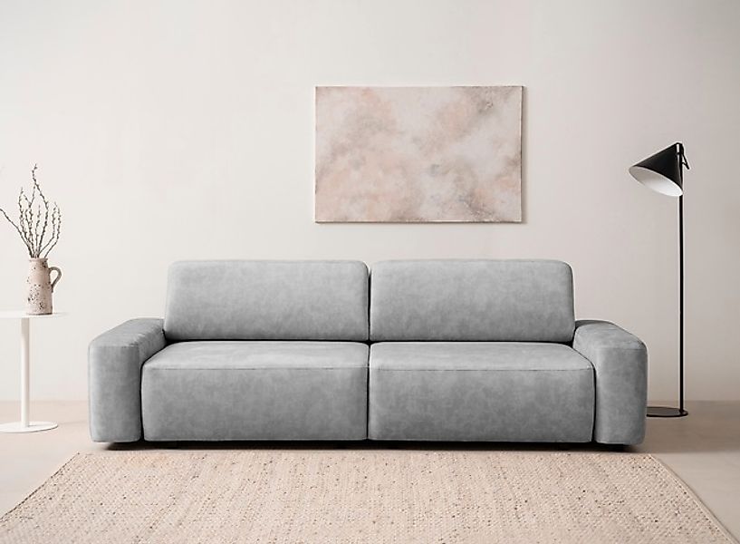 Home affaire 3-Sitzer »TORGE (257cm), Sofa,Schlafsofa in Cord, Samtvelours, günstig online kaufen
