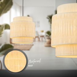 Briloner Leuchten LED Pendelleuchte Hängelampe Natur günstig online kaufen