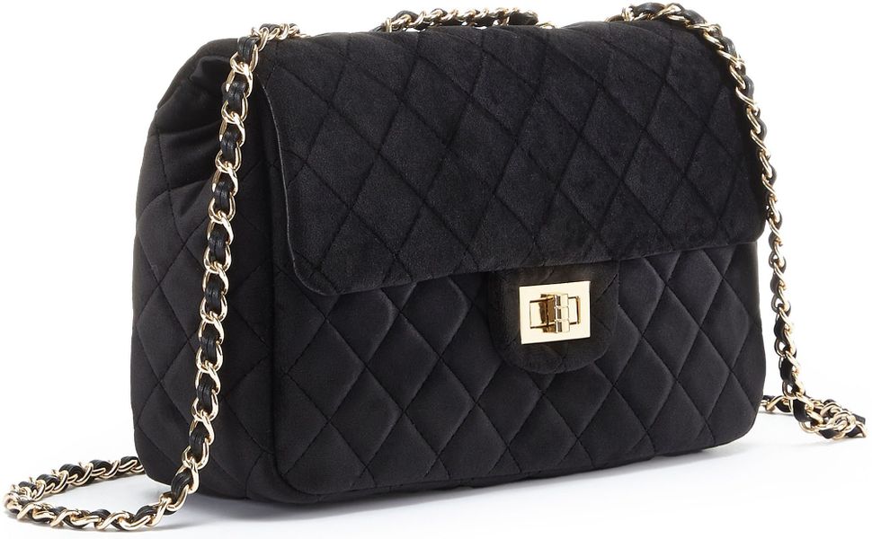 Vivance Umhängetasche "Schultertasche" in modischer Samtoptik, Handtasche, günstig online kaufen