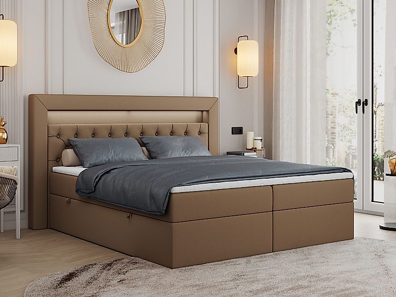 MKS MÖBEL Boxspringbett Gold 6 (Set, günstig online kaufen