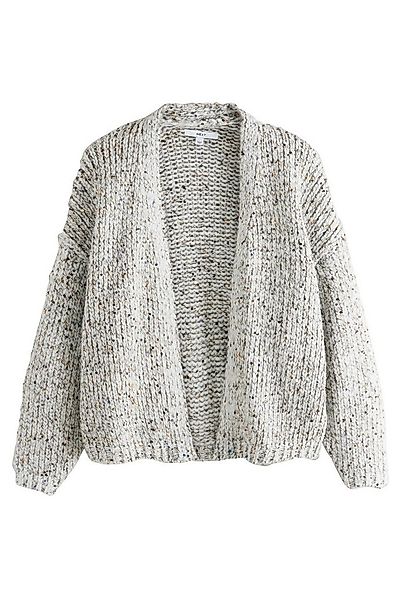 Next Strickjacke Weiche Strickjacke im Grobstrick mit Pailletten (1-tlg) günstig online kaufen