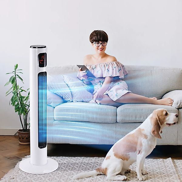 HOMCOM Turmventilator Turmventilator 70° oszillierender, Standventilator günstig online kaufen