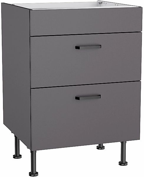 KOCHSTATION Unterschrank "KS-Paula" 60 cm breit, 87 cm hoch, 2 Auszüge für günstig online kaufen