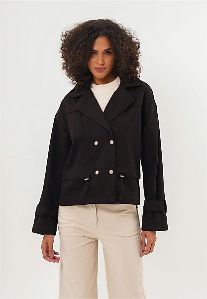 freshlions Trenchcoat "Helena" 1 Stk. tlg. mit stylischem Reverskragen günstig online kaufen