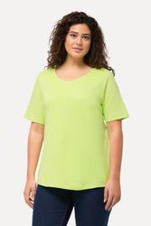 Ulla Popken T-Shirt Shirt doppellagige Vorderseite günstig online kaufen