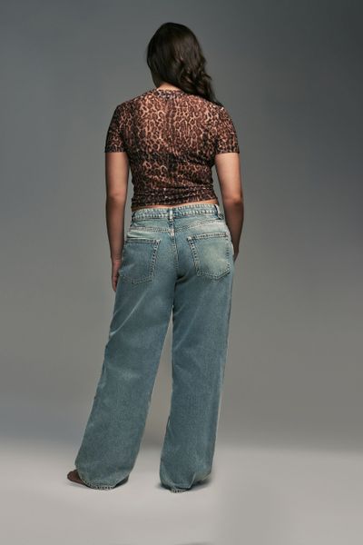 Next Weite Jeans Lockere, weite Sanduhr-Jeans günstig online kaufen