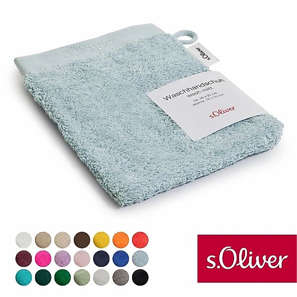 s.Oliver Waschhandschuh "s.Oliver, Premium Qualität, 600 gr/m², auch als Se günstig online kaufen