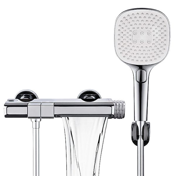 HOMELODY Duscharmatur komplett set Duscharmatur Wasserfall günstig online kaufen