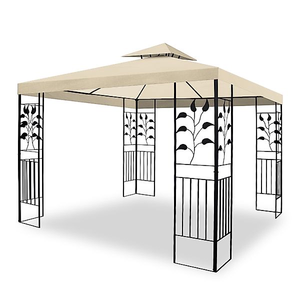 habeig Pavillon 100% Wasserdicht Toskana Metallpavillon günstig online kaufen