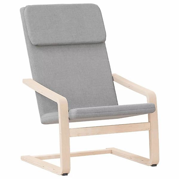 Vidaxl Relaxsessel Hellgrau Stoff günstig online kaufen