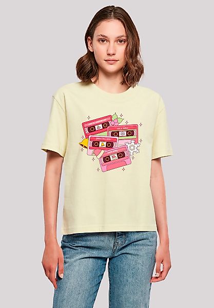 F4NT4STIC T-Shirt "Weihnachten Retro Song Tapes Pink" Premium Qualität, Wei günstig online kaufen