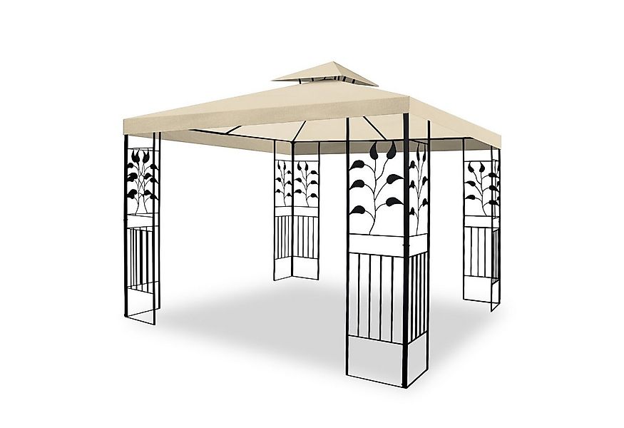 habeig Pavillon 100% Wasserdicht Toskana Metallpavillon 3x3m inkl. Dach was günstig online kaufen