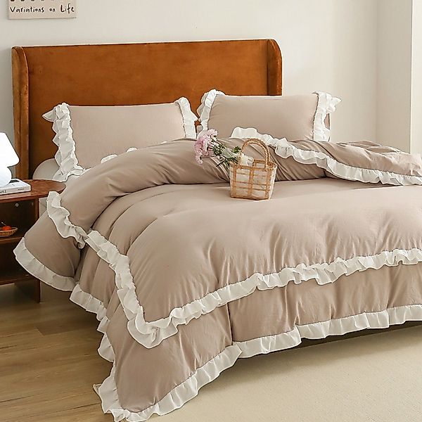 BYSURE Bettwäsche, Polyester, 2 teilig, Romantische, günstig online kaufen