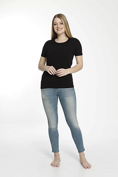 "3er Pack" Gots Zertifizierte Biobaumwolle Damen T-shirt günstig online kaufen